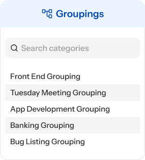 Groupings