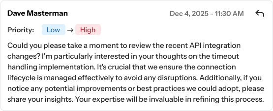 Request for review